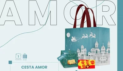 Cesta de Natal para empresas Cesta de Natal Bauducco