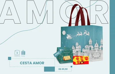 Cesta de Natal Bauducco