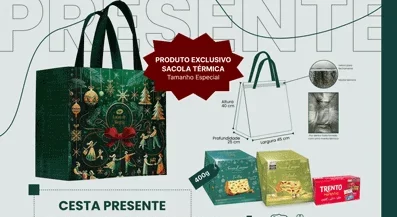 Cesta de Natal personalizada Cesta de Natal completa