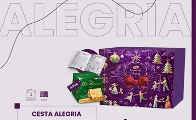 Cesta de Natal Bauducco Cesta de Natal 2024