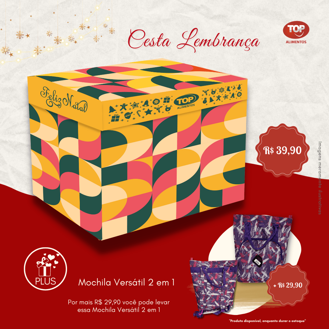 10 - Cesta de Natal sem álcool Dedicação - Cestas de Natal BH 10 - Cesta de Natal sem álcool Dedicação - Cestas de Natal BH