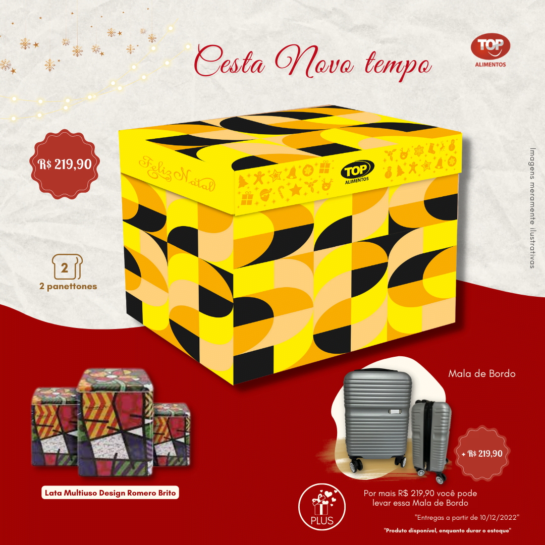 10 - Cesta de Natal sem álcool Dedicação - Cestas de Natal BH 10 - Cesta de Natal sem álcool Dedicação - Cestas de Natal BH
