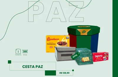 Cesta de Natal aqui