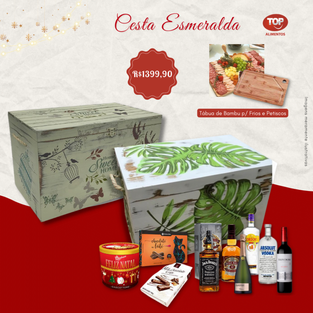 17 - Cesta de Natal bh Esmeralda - Cestas de Natal BH 17 - Cesta de Natal bh Esmeralda - Cestas de Natal BH