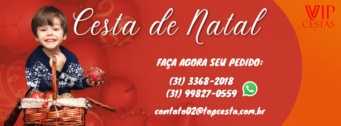 Cesta de Natal personalizada